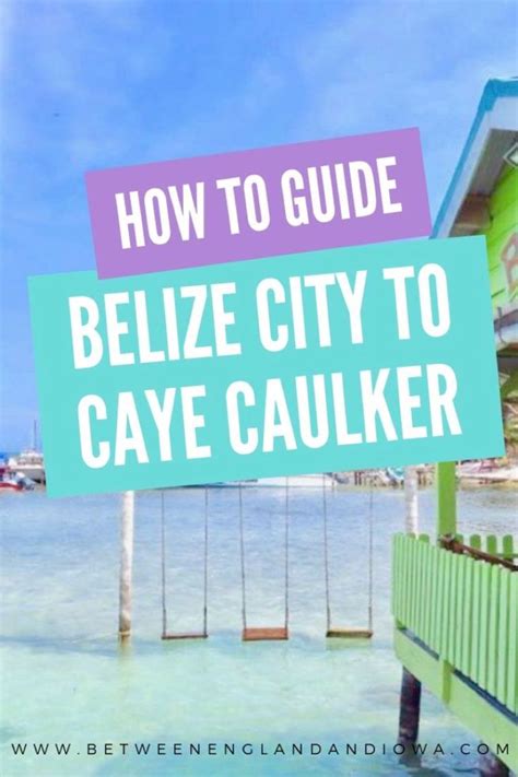 getting to caye caulker.